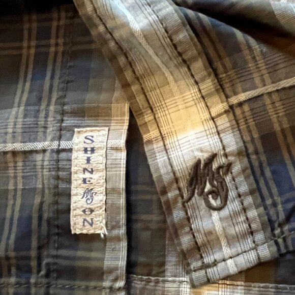 Share MoonShine Spirit Brad Paisley Large long sleeve shirt pearl button - Picture 4 of 8